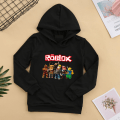 Miniatyrbilde 5 av 9: Roblox hettegenser for barn Yttertøy Genser Genser black 150cm