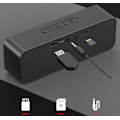 Miniatyrbilde 5 av 5: Bærbar Bluetooth-høyttaler Trådløs Bluetooth 18*4.3*6.3cm grå