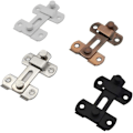 Miniatyrbilde 2 av 5: Hasp-låser, dører med skyvelåsbolter (2 stk, sølv)