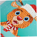 Miniatyrbild 4 av 4: Julkort Diamantmålning Måla efter nummer kit Jul DIY-gåva för vänner och familj under helgerna