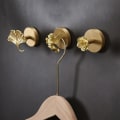 Miniatyrbillede 4 af 5: Messing Knager Kabinet Dør Knager Ginkgo Blad Disk Knager