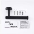 Miniatyrbilde 4 av 5: Triomphe veggmontert toalettpapirholder 304 rustfritt stål toalettpapirholder polert finish Black