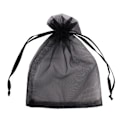 Miniatyrbillede 1 af 5: 100 stk. Beskyttelsespose til druer - Organzapose - 10*12cm - Sort