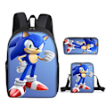 Miniatyrbilde 1 av 5: Sonic Student Skoleveske Tredelt