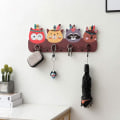Miniatyrbilde 3 av 3: Soveværelse Væg Knagerække Knagerække Taske Hanger Håndklæder Rack-#1