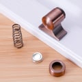 Miniatyrbilde 2 av 5: 2 stk. dørstopper i rustfritt stål, børstet bronse