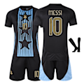 Miniatyrbillede 4 af 10: 2024-2025 Argentina fodbolduniform nr. 10 Messi nr. 11 Di Maria America's Cup træningsdragt Jersey sæt{HONGDE} Size 11 socks #18
