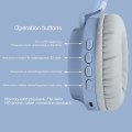 Miniatyrbilde 3 av 5: Trådløse Bluetooth 5.0 Katteøre Hodetelefoner med Mikrofon Blå
