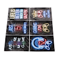 Miniatyrbilde 3 av 8: 6 stk Neon Gaming-plakater 20x30cm Fargerike Spillrom Lerret Veggkunst Dekorasjon for Gutterom