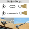 Miniatyrbillede 3 af 5: Shade Sail Installation Kit shirylzee Installationssæt i 44 dele i rustfrit stål