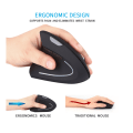 Miniatyrbilde 2 av 5: 2.4G trådløs ergonomisk vertikal trådløs mus for venstrehendte - Svart