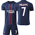 Miniatyrbillede 8 af 8: 2025-2026 Paris Fodboldtrøje Nr. 7 Mbappe 19 Li Gangren 10 Dembele 9 Ramos Trøjesæt Edition{HONGDE} Size 7 socks Size M