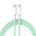 Miniatyrbild 2 av 7: Ny 2024 synkkabel 60w Pd flätad typ c till typ c kabel för apple 15 14 1m snabbladdning dataöverföringslinje 1 meter 1