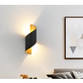 Pikkukuva 5 / 5: 10W LED-seinävalaisin, vedenpitävä lämmin väri (musta)
