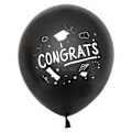 Miniatyrbillede 1 af 4: 50 x 12\" latexballoner Graduation Bash balloner Black