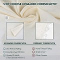 Miniatyrbillede 3 af 5: 6 stk. 20x20 tommer cheesecloth i fødevarekvalitet