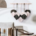Pikkukuva 2 / 5: Käsintehty boho-lehti seinäkoriste