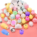 Miniatyrbillede 4 af 5: 100 modeller Squeeze Toys Mini Skift Farve Squishy Søde Dyr