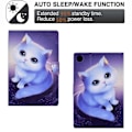 Miniatyrbild 5 av 5: Mönstrat Läder Tablet Fodral för Samsung Galaxy Tab A9+, med Kortfack [DB] Cat