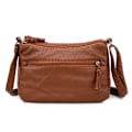Miniatyrbillede 4 af 10: PU læder crossbody tasker Tote taske BRUN - høj kvalitet
