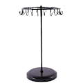 Miniatyrbillede 1 af 6: Roterende Halskædeholder Smykkeorganiseringsdisplaystand 33 cm - Sort