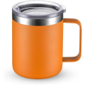 Miniatyrbillede 1 af 6: Kaffe krus i rustfrit stål med håndtag