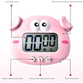 Miniatyrbild 2 av 5: Magnetiska digitala timers, kökstimer digital väckarklocka (rosa)
