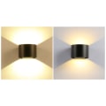 Miniatyrbillede 5 af 5: LED væglamper moderne dæmpbare kontroller-varmt lys-sort