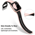 Miniatyrbillede 3 af 5: Designet til Apple Watch-rem 38mm 40mm 41mm (sort/pink)
