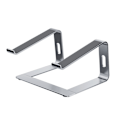 Miniatyrbild 1 av 4: Aluminiumlegering Notebook Stativ Skrivbord Förvaring Kylning Laptop Stativ Metall Bas Lätt Silver