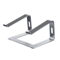 Miniatyrbillede 1 af 4: Aluminiumlegering Notebook Stativ Desktop Opbevaring Køling Laptop Stativ Metal Base Let Sølv