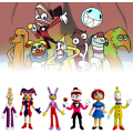 Miniatyrbillede 2 af 6: 10 Fantastiske Digitale Cirkus Figurer Sæt, Pomni Jax Model Legetøj Til Børn Gaver, De Fantastiske Digitale Cirkus Samleobjekter Anime Figurer 10pcs-b