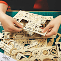 Miniatyrbild 2 av 2: 3D-träpussel, DIY-träspel, vuxna, tonåringar #2