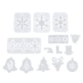Miniatyrbillede 1 af 5: 14 Juleharpiks Stencils til Juledekorationer