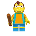 Miniatyrbillede 5 af 5: 8 stk. The Simpsons Minifigurer Børns Pædagogiske Samlede Byggeklodser Legetøj