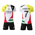 Miniatyrbillede 1 af 3: 2025-2026 Real Madrid jubilæumsudgave C Ronaldo nr. 7 retro fodbolduniform børn voksen trøjeversion C Ronaldo home number 7 Size L