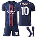 Miniatyrbilde 1 av 8: 2025-2026 Paris Fotballdrakt Nr. 7 Mbappe 19 Li Gangren 10 Dembele 9 Ramos Draksett Utgave{HONGDE} Size 10 socks 26 yards
