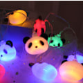 Miniatyrbild 1 av 2: Led-ljussträng jul sovrumsdekoration - färgglad 1,5 m