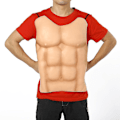 Miniatyrbilde 3 av 5: Falske Brystmuskler Mage Six Pack Abs Festdrakter Rollespill Morsomt