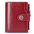 Pikkukuva 1 / 5: Pieni lompakko naisille RFID-naiset Bifold-lompakot (Claret)