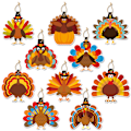Miniatyrbillede 1 af 3: Tyrkiet Håndværkskit Thanksgiving | Thanksgiving Tyrkiet Lavningskit | DIY Festlig Efterårs Thanksgiving Party Spil | Dørhængende Dekorationer (50 stk)