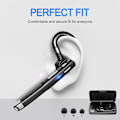 Miniatyrbilde 5 av 7: Bluetooth-headset med LED-ladeetui 270 graders roterbar mikrofon Handsfree Bluetooth 5.1-versjon