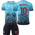 Miniatyrbilde 8 av 8: 2025-2026 Barcelona spesialutgave Nr. 9 Lewandowski 8 Pedri 6 Gavi 10 Messi 19 Yamal draktsett blå{HONGDE} Home number 8 Pedri Size L