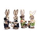 Miniatyrbillede 2 af 5: 2 stk. Sød Halm Kanin Påske Dekorationer Hjem Have Bryllup Ornament