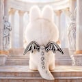 Miniatyrbilde 4 av 4: Labubu Macaron Monster Nøkkelring Den Spennende Monster Macarons Vinyl Ansikt Plysj Nøkkelringer Kunst Samleobjekter Leker Gaver