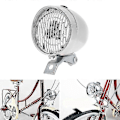 Pikkukuva 4 / 5: Polkupyörän lamppu retro vintage polkupyörä 3 led etuvalo {HONGDE} Black