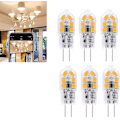 Miniatyrbillede 2 af 4: 10 x G4 LED-pære, varm hvid, 2W, 12V, G4 LED-pære, 6000K, 360 °, 12V, AC/DC LED-pære, ikke-blinkende, ikke-justerbar, stikkontakt