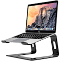 Miniatyrbild 3 av 4: Aluminiumlegering Notebook Stativ Skrivbord Förvaring Kylning Laptop Stativ Metall Bas Lätt Silver