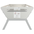 Miniatyrbilde 4 av 6: vidaXL Grillbrett Sølv 118x42x30,5 cm Rustfritt stål [HONGDE] Silver 6260