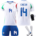 Miniatyrbilde 2 av 10: 2024-2025 Italiensk fotballdrakt nr. 8 jorginho European Cup draktsett{HONGDE} Home No. 8 + socks 28 yards